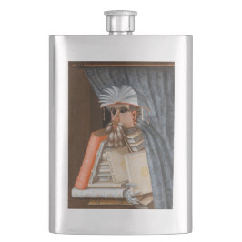 Giuseppe Arcimboldo - Die Bibliothekare Flachmann