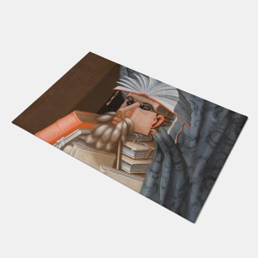 Giuseppe Arcimboldo - Die Bibliothekare Fußmatte (Schrägansicht)