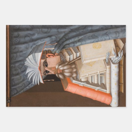 Giuseppe Arcimboldo - Die Bibliothekare Geschenkpapier Set (Vorderseite)