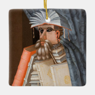 Giuseppe Arcimboldo - Die Bibliothekare Keramikornament