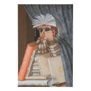 Giuseppe Arcimboldo - Die Bibliothekare Künstlicher Leinwanddruck