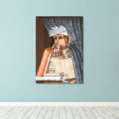 Giuseppe Arcimboldo - Die Bibliothekare Leinwanddruck (Insitu (Holzboden))
