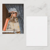 Giuseppe Arcimboldo - Die Bibliothekare Mitteilungskarte (Vorne/Hinten)