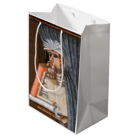 Giuseppe Arcimboldo - Die Bibliothekare Mittlere Geschenktüte (Rückseite Schrägansicht)