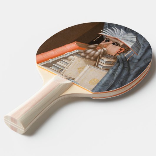 Giuseppe Arcimboldo - Die Bibliothekare Tischtennis Schläger (Vorderseite)