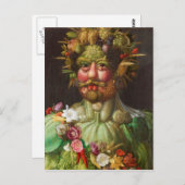 Giuseppe Arcimboldo - Rudolf Postkarte (Vorne/Hinten)