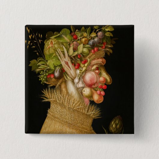 Giuseppe Arcimboldo - Sommer Button (Vorderseite)