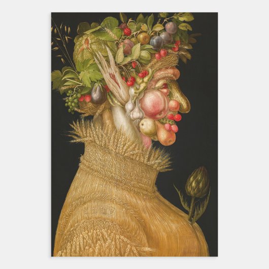 Giuseppe Arcimboldo - Sommer Geschenkpapier Set