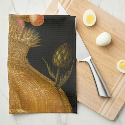 Giuseppe Arcimboldo - Sommer Geschirrtuch (Viertel Falte)