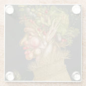 Giuseppe Arcimboldo - Sommer Glasuntersetzer (Rückseite)