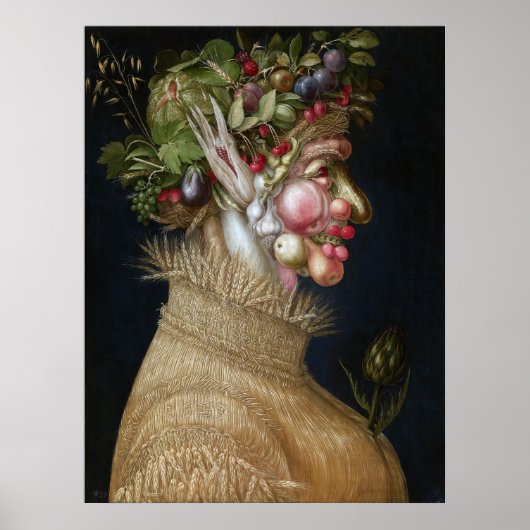 Giuseppe Arcimboldo Sommer Poster (Vorne)