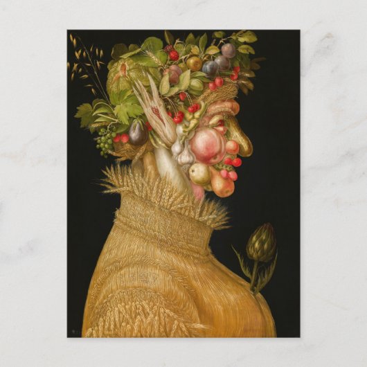 Giuseppe Arcimboldo - Sommer Postkarte (Vorderseite)