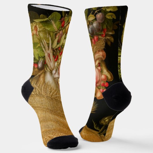 Giuseppe Arcimboldo - Sommer Socken (Gewinkelt)
