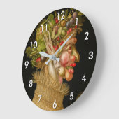 Giuseppe Arcimboldo - Summer Große Wanduhr (Winkel)