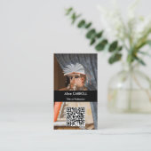 Giuseppe Arcimboldo - The Librarian - QR-Code Visitenkarte (Stehend Vorderseite)