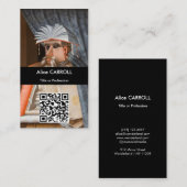 Giuseppe Arcimboldo - The Librarian - QR-Code Visitenkarte (Vorne/Hinten)