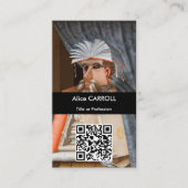 Giuseppe Arcimboldo - The Librarian - QR-Code Visitenkarte (Vorderseite)