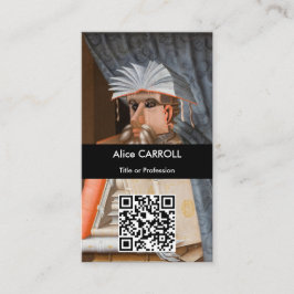 Giuseppe Arcimboldo - The Librarian - QR-Code Visitenkarte