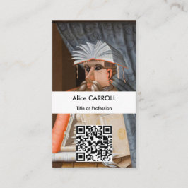 Giuseppe Arcimboldo - The Librarian - QR-Code Visitenkarte