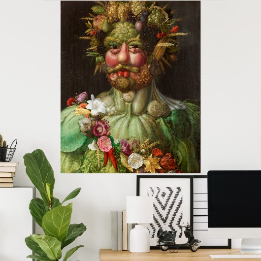 Giuseppe Arcimboldo | Vertumnus -1591 Poster (Heimbüro)