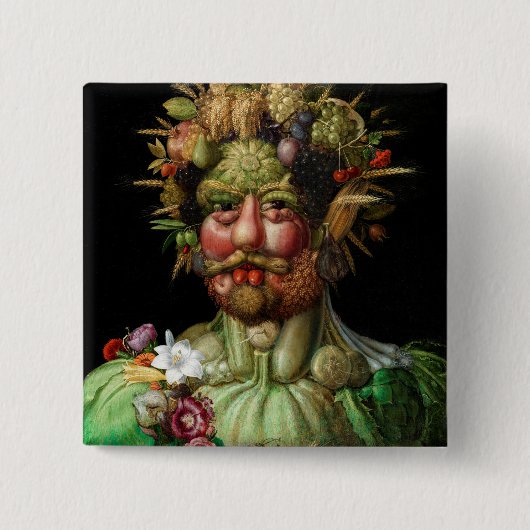 Giuseppe Arcimboldo - Vertumnus Button (Vorderseite)