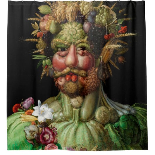 Giuseppe Arcimboldo - Vertumnus Duschvorhang (Vorderseite)