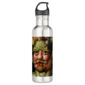 Giuseppe Arcimboldo - Vertumnus Edelstahlflasche (Vorderseite)