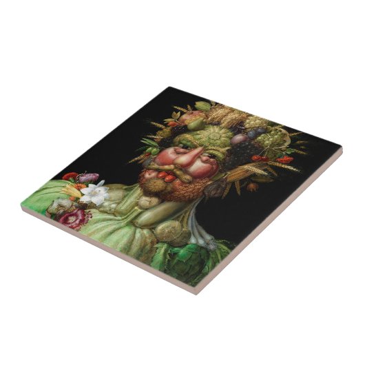 Giuseppe Arcimboldo - Vertumnus Fliese (Seite)