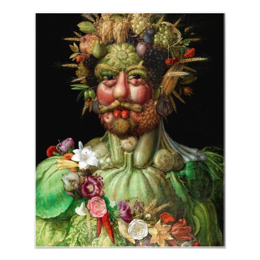 Giuseppe Arcimboldo - Vertumnus Fotodruck (Vorne)