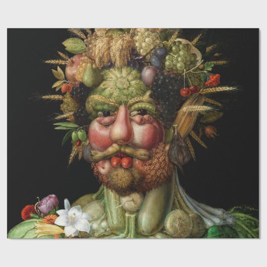 Giuseppe Arcimboldo - Vertumnus Geschenkpapier (Flach)