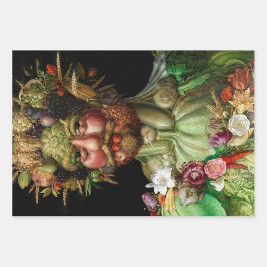 Giuseppe Arcimboldo - Vertumnus Geschenkpapier Set (Vorderseite)