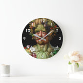 Giuseppe Arcimboldo - Vertumnus Große Wanduhr (Zuhause)
