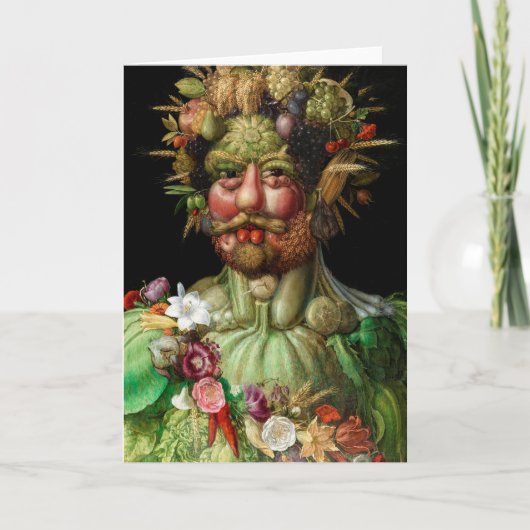 Giuseppe Arcimboldo - Vertumnus Karte (Vorderseite)