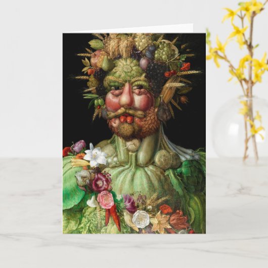 Giuseppe Arcimboldo - Vertumnus Karte (Gelbe Blume)