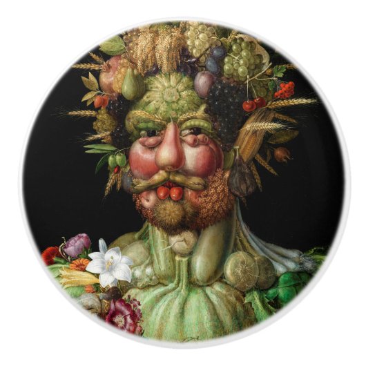 Giuseppe Arcimboldo - Vertumnus Keramikknauf (Vorderseite)