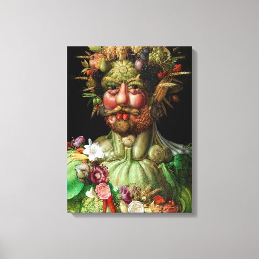 Giuseppe Arcimboldo - Vertumnus Leinwanddruck (Vorderseite)