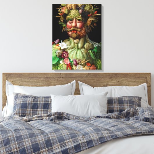 Giuseppe Arcimboldo - Vertumnus Leinwanddruck (Insitu (Schlafzimmer))