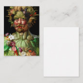 Giuseppe Arcimboldo - Vertumnus Mitteilungskarte (Vorne/Hinten)