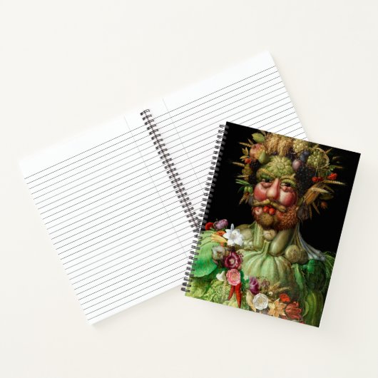 Giuseppe Arcimboldo - Vertumnus Notizblock (Innenseite)