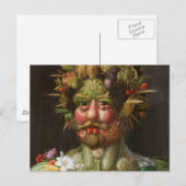 Giuseppe Arcimboldo - Vertumnus Postkarte (Vorne/Hinten)