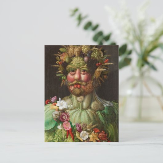 Giuseppe Arcimboldo - Vertumnus Postkarte (Stehend Vorderseite)