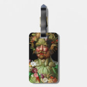 Giuseppe Arcimboldo - Vertumnus - QR-Code Gepäckanhänger (Rückseite vertikal)