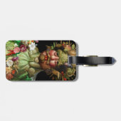 Giuseppe Arcimboldo - Vertumnus - QR-Code Gepäckanhänger (Rückseite horizontal)