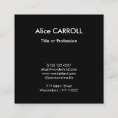 Giuseppe Arcimboldo - Vertumnus - QR-Code Quadratische Visitenkarte (Rückseite)