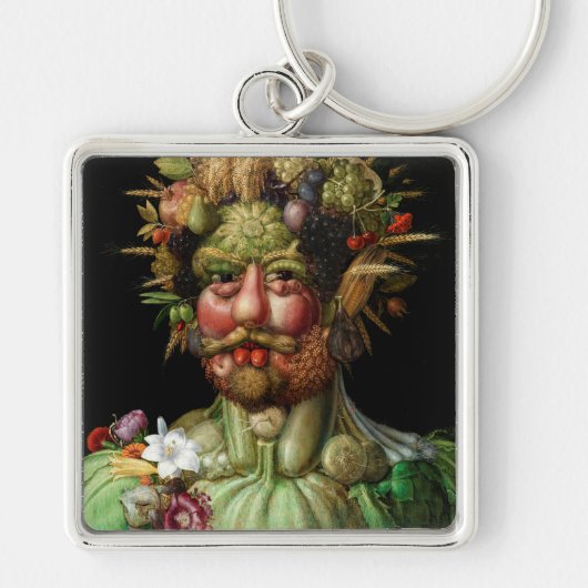 Giuseppe Arcimboldo - Vertumnus Schlüsselanhänger (Vorne)