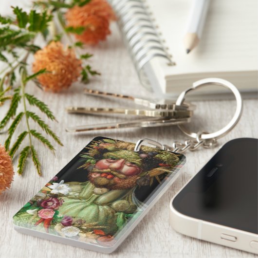 Giuseppe Arcimboldo - Vertumnus Schlüsselanhänger (Vorderseite rechts)