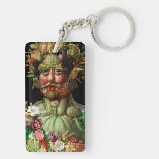 Giuseppe Arcimboldo - Vertumnus Schlüsselanhänger (Rückseite)