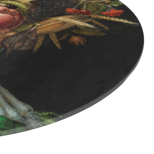 Giuseppe Arcimboldo - Vertumnus Schneidebrett (Ecke)