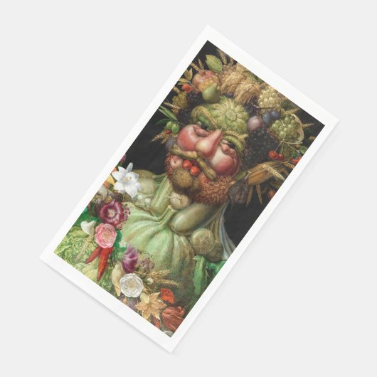 Giuseppe Arcimboldo - Vertumnus Serviette (Ecke)