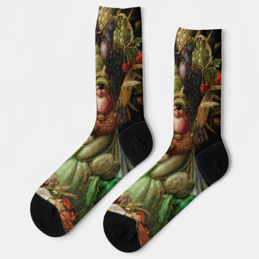 Giuseppe Arcimboldo - Vertumnus Socken (Linkes Detail)
